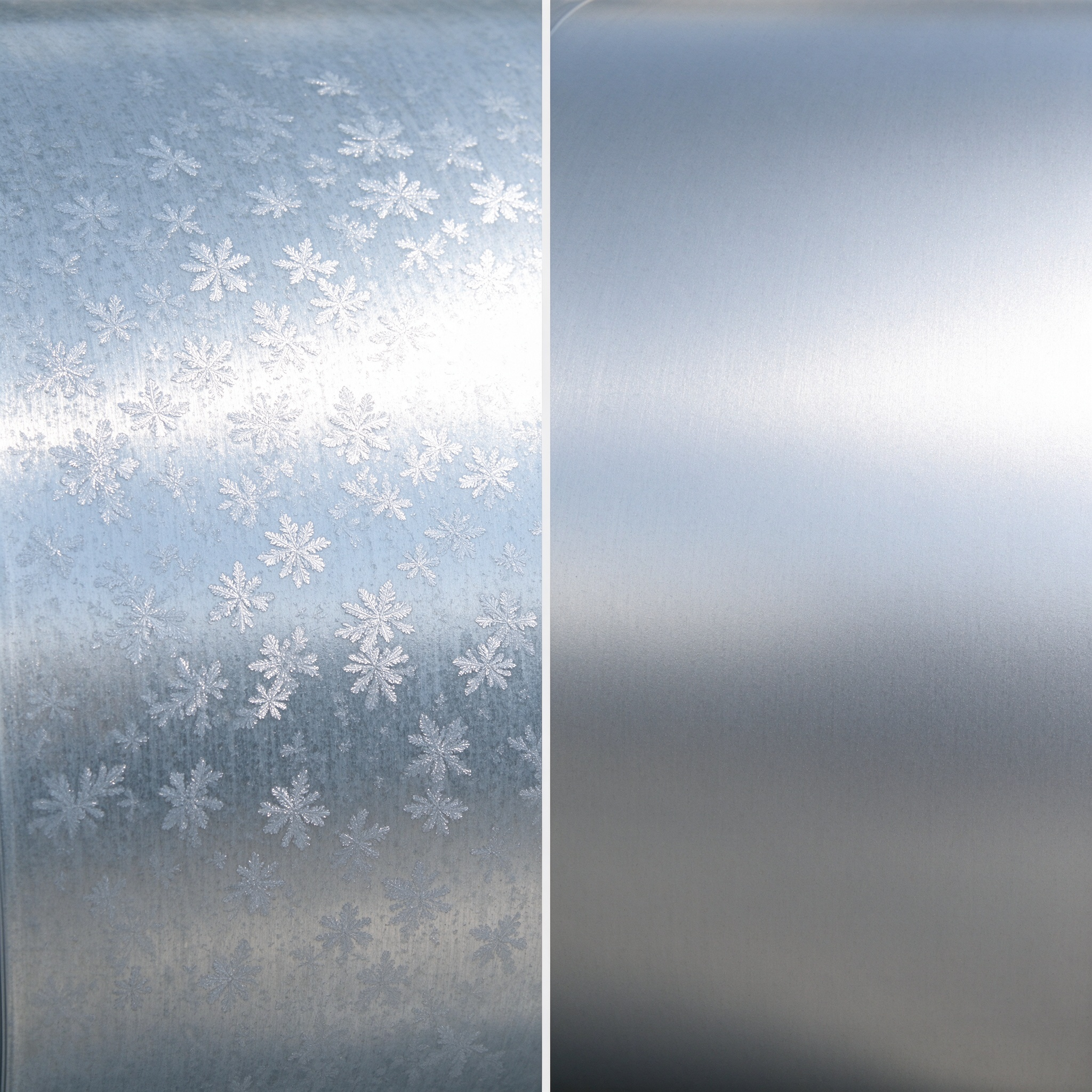 Regular Spangle vs Zero Spangle Galvanized Steel Coil Surface Comparison