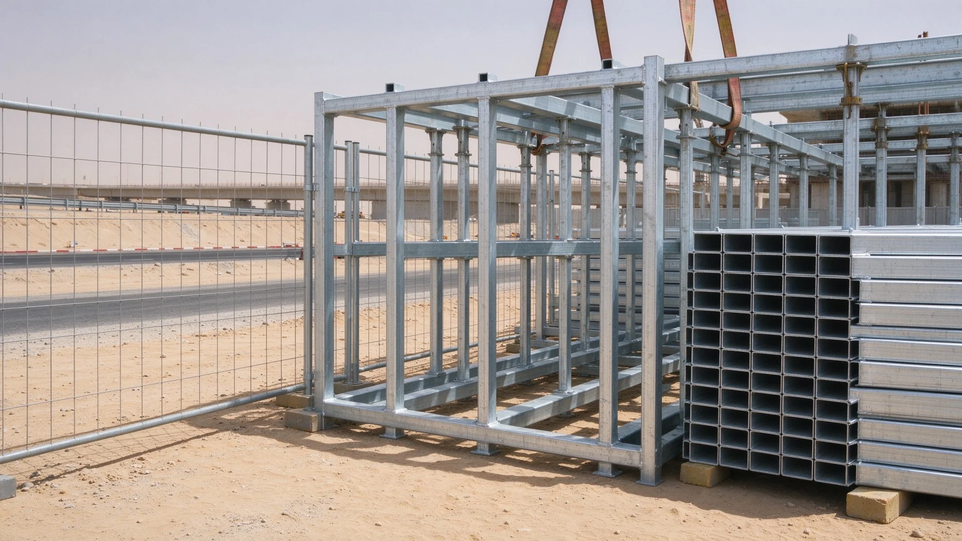 Galvanized Rectangular Tube Modular Framework Structure