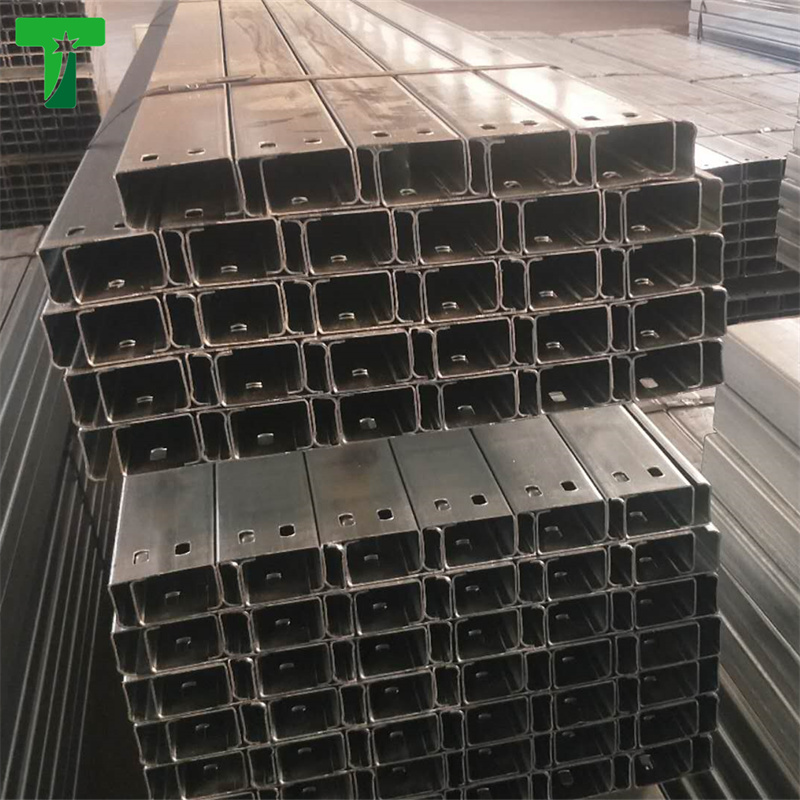 ASTM A36 S235JR Structural Steel C Channel Profile Galvanized C Purlin