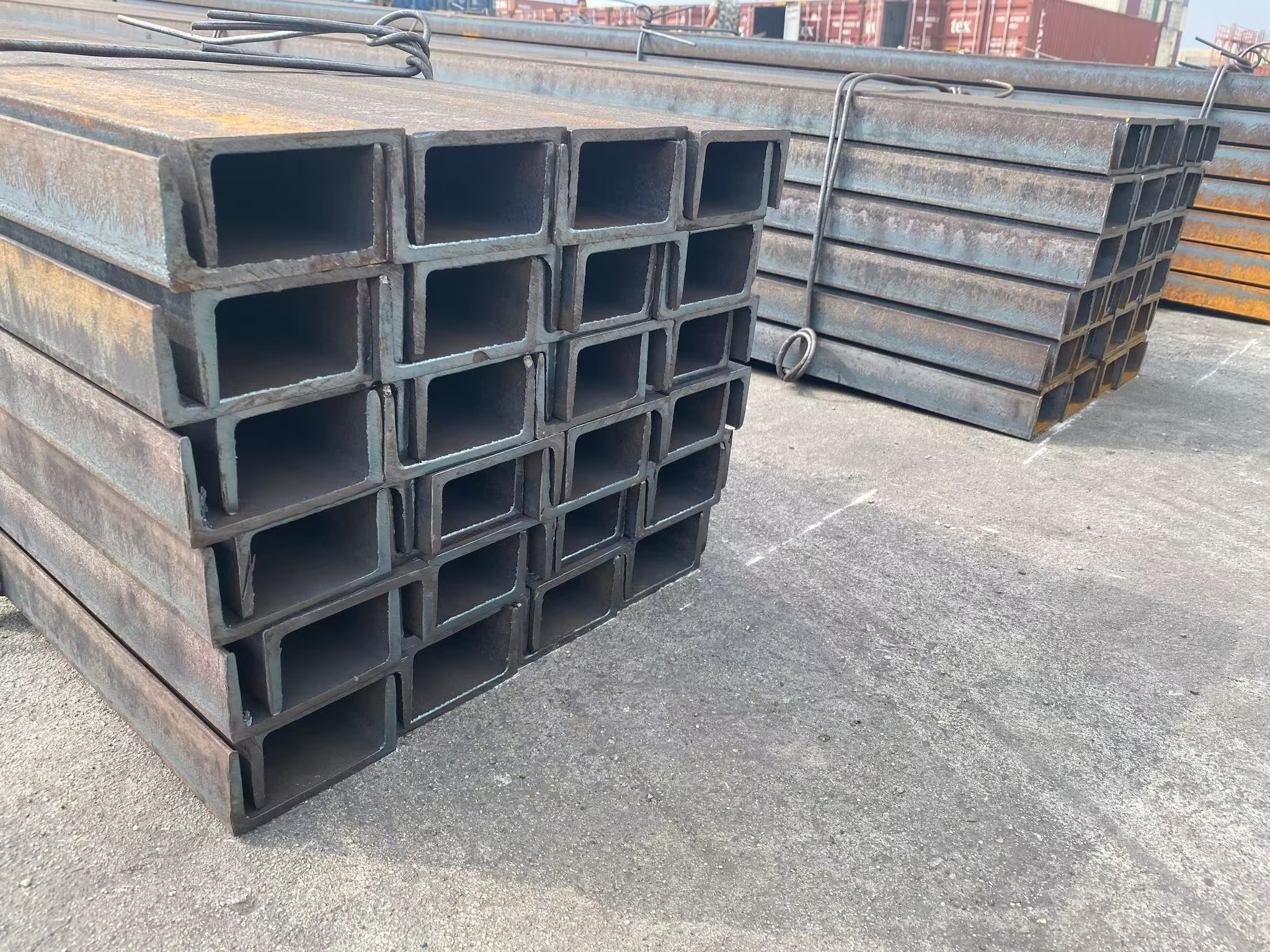 Hot Rolled Steel Channel U-Beam Bundles